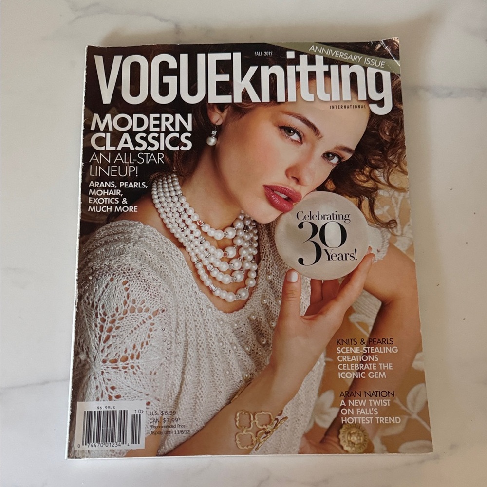 Vogue Knitting Magazine - Modern Classics (White Knit Cover)